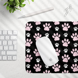 Mönster i Tass, Rosa Tass, Hund, Tass, animaliska  Musmatta