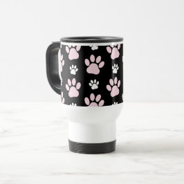 Mönster i Tass, Rosa Tass, Hund, Tass, animaliska  Resemugg