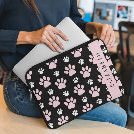 Mönster i Tass, Rosa Tass, Hund Tass, ert namn Laptop Fodral
