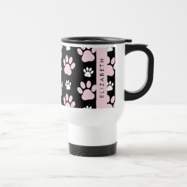 Mönster i Tass, Rosa Tass, Hund Tass, ert namn Resemugg