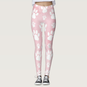 Mönster i Tass, vit Tass, vattenfärger, Rosa Leggings