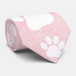 Mönster i Tass, vit Tass, vattenfärger, Rosa Slips