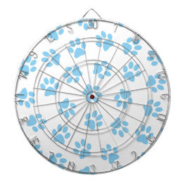 Mönster i Tassar, Hund, Tassar, Baby blue Tassar Darttavla