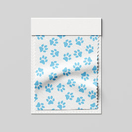 Mönster i Tassar, Hund, Tassar, Baby blue Tassar Tyg