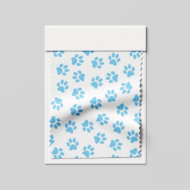 Mönster i Tassar, Hund, Tassar, Baby blue Tassar Tyg (Skapare uppladdad)
