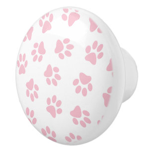 Mönster i Tassar, Hund, Tassar, Baby Rosa Tassar Knopp