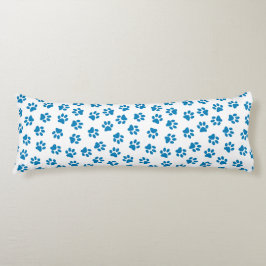 Mönster i Tassar, Hund, Tassar, Blå Tassar Kroppskudde