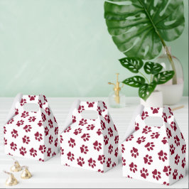 Mönster i Tassar, Hund, Tassar, Burgundy Tassar Presentaskar