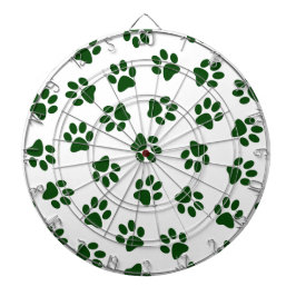 Mönster i Tassar, Hund, Tassar, Grönt Tassar Darttavla