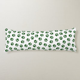 Mönster i Tassar, Hund, Tassar, Grönt Tassar Kroppskudde