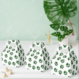 Mönster i Tassar, Hund, Tassar, Grönt Tassar Presentaskar