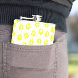 Mönster i Tassar, Hund, Tassar, Gult Tassar Fickplunta