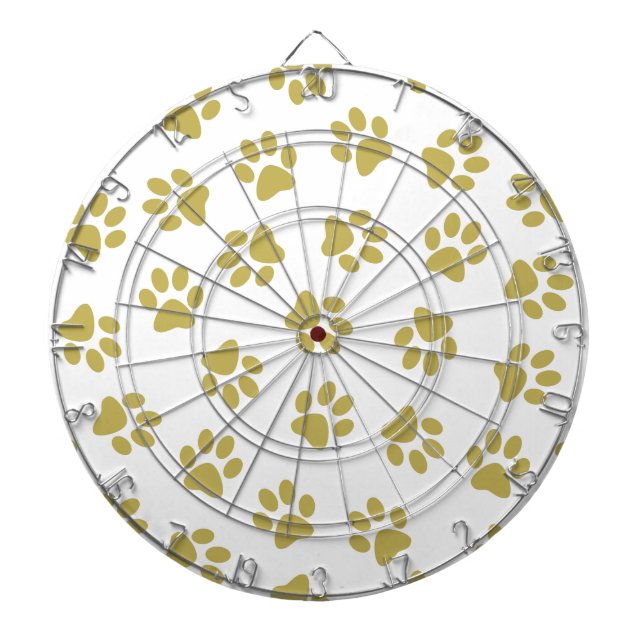 Mönster i Tassar, Hund, Tassar, Gyllene Tassar Darttavla (Framsidan)