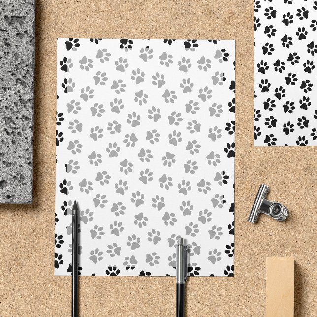 Mönster i Tassar, Hund, Tassar, Katt Tassar, Svart (Skapare uppladdad)