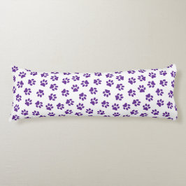 Mönster i Tassar, Hund, Tassar, Lila Tassar Kroppskudde