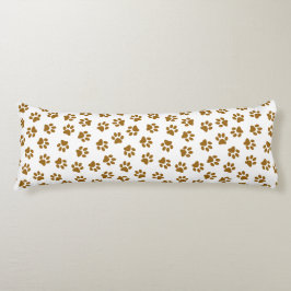 Mönster i Tassar, Hund, Tassar, Orange Guld Tassar Kroppskudde