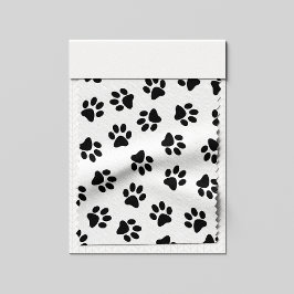 Mönster i Tassar, Hund, Tassar, Svart Tassar Tyg