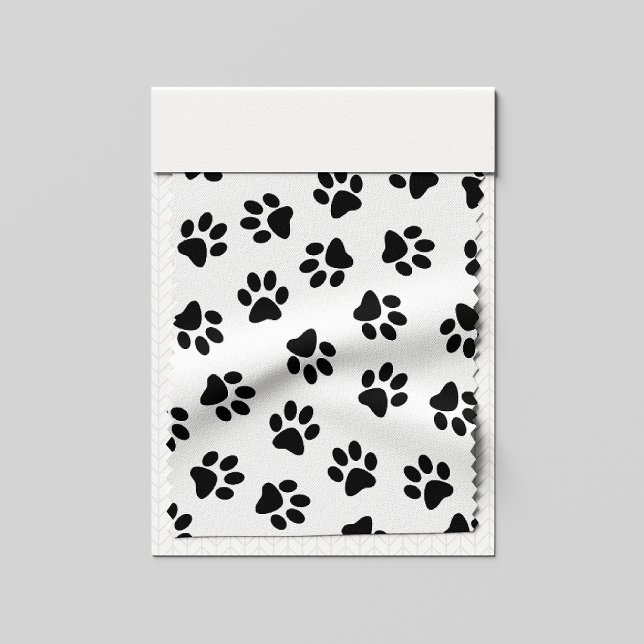 Mönster i Tassar, Hund, Tassar, Svart Tassar Tyg (Skapare uppladdad)