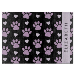 Mönster i Tassar, Lilac Tassar, Hearts, ditt namn