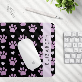 Mönster i Tassar, Lilac Tassar, Hearts, ditt namn Musmatta