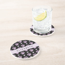 Mönster i Tassar, Lilac Tassar, Hearts, ditt namn Underlägg