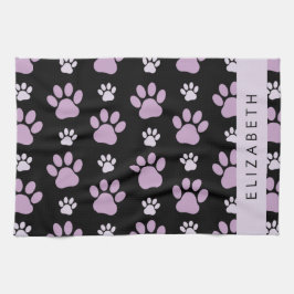 Mönster i Tassar, Lilac Tassar, Hund, Tassar, ditt Kökshandduk