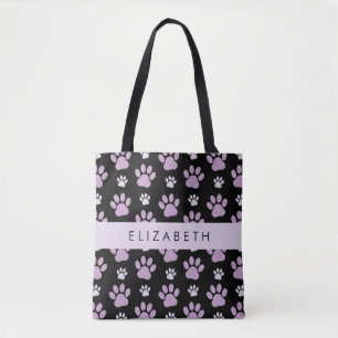 Mönster i Tassar, Lilac Tassar, Hund, Tassar, ditt Tygkasse