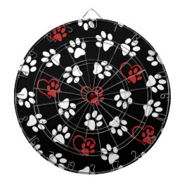 Mönster i Tassar, Vita Tassar, Röda Tassar, Hjärte Darttavla