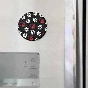 Mönster i Tassar, Vita Tassar, Röda Tassar, Hjärte Magnet