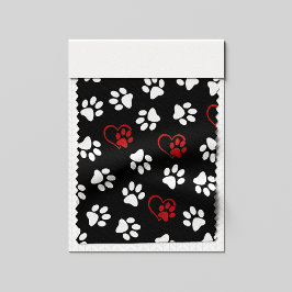 Mönster i Tassar, Vita Tassar, Röda Tassar, Hjärte Tyg