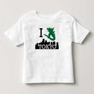 Monster i Tokyo småbarnskjorta Tee