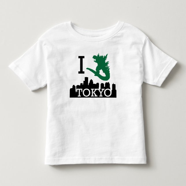 Monster i Tokyo småbarnskjorta Tee (Framsida)