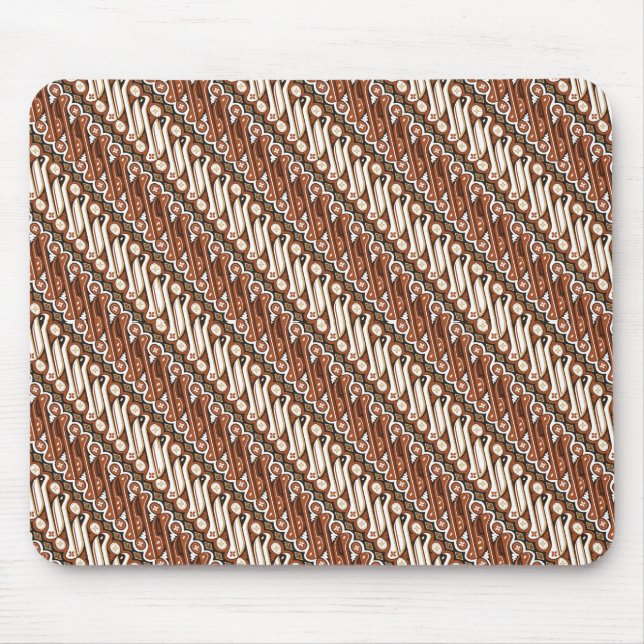 Mönster indonesisk batik musmatta (Framsidan)