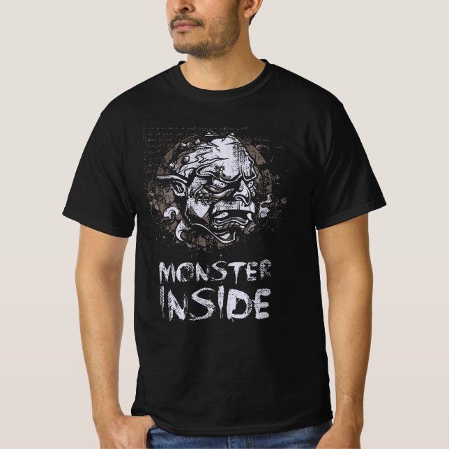 Monster Inside Me T Shirt (Framsida)