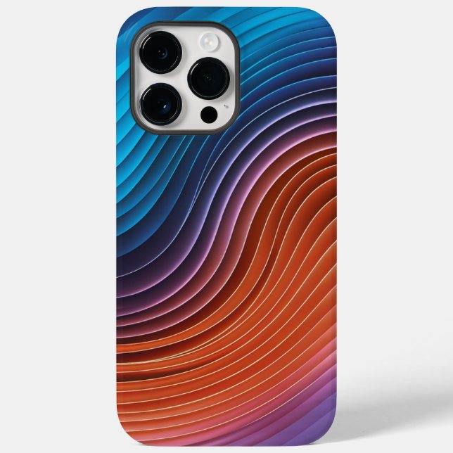 Mönster Iphone 14 Pro Max tuff fodral, estetik (Baksida)