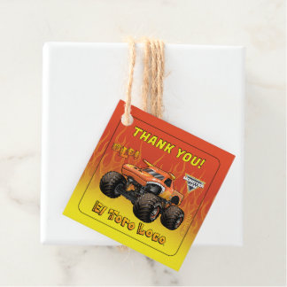Monster Jam - El Toro Loco Födelsedag Gåvor Etiketter