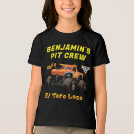 Monster Jam - El Toro Loco Födelsedags Pit Crew T Shirt
