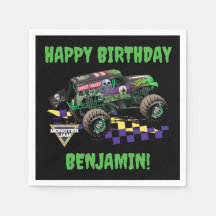 Monster Jam Grave Digger Födelsedag
