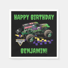 Monster Jam Grave Digger Födelsedag Pappersservett