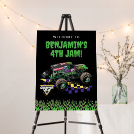 Monster Jam Grave Digger Födelsedagsfirande