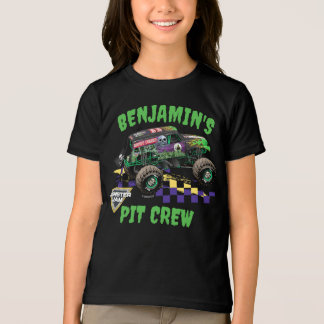 Monster Jam Grave Digger Födelsedagsgrop Crew T Shirt