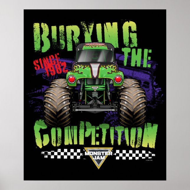 Monster Jam Grave Digger Poster (Framsidan)