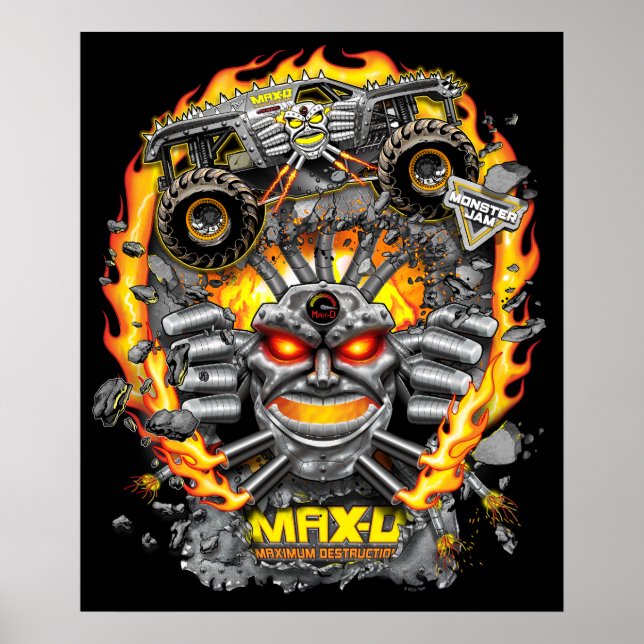 Monster Jam Max-D Poster (Framsidan)