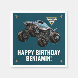 Monster Jam Megalodon Födelsedag Pappersservett