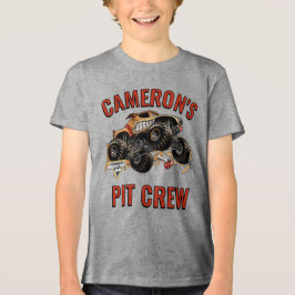 Monster Jam - Monster Mutt Födelsedags Pit Crew T Shirt