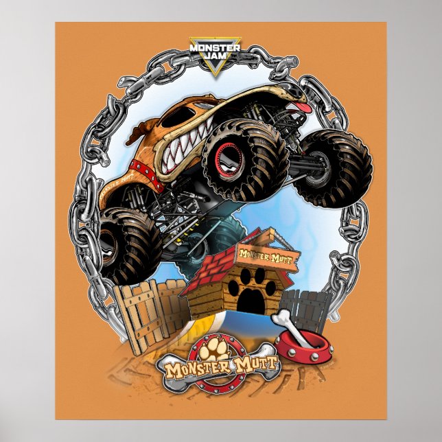 Monster Jam Monster Mutt Poster (Framsidan)