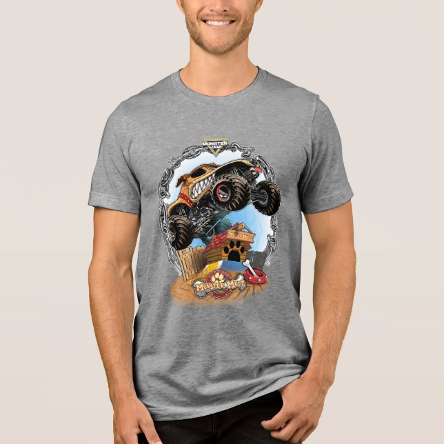Monster Jam Monster Mutt T Shirt (Framsida)