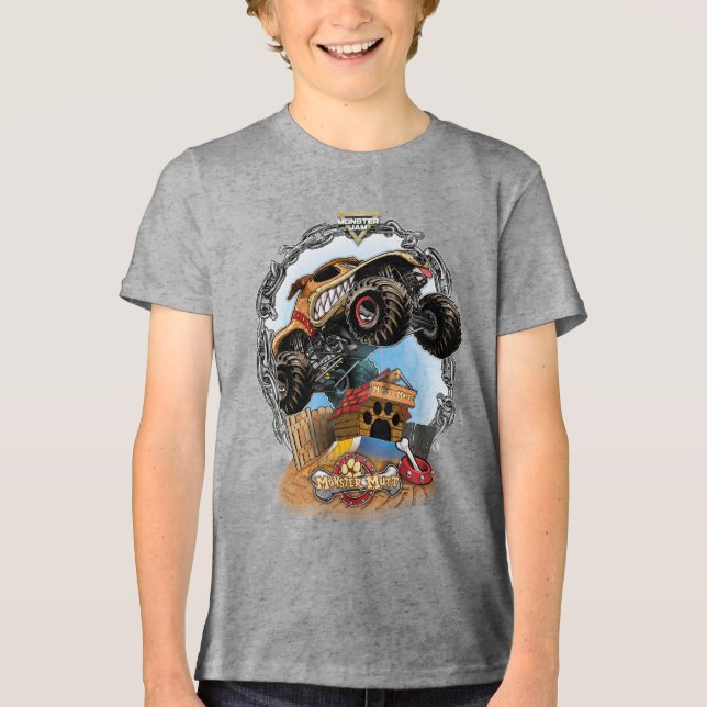 Monster Jam Monster Mutt T Shirt (Framsida)