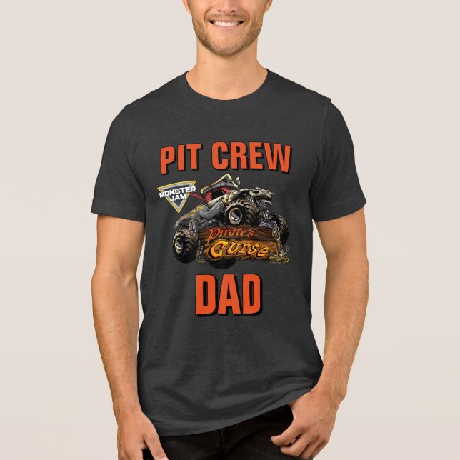 Monster Jam - Pirate's Curse Pit Crew T Shirt (Framsida)