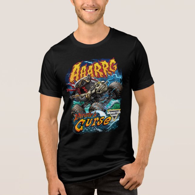 Monster Jam Pirate's Curse T Shirt (Framsida)
